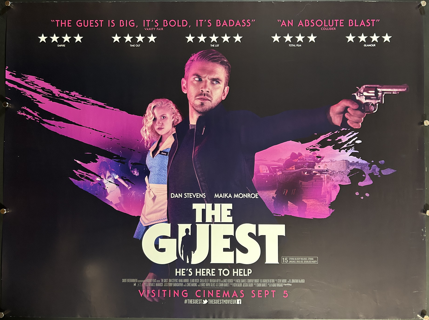Guest Original British Quad Poster 2014