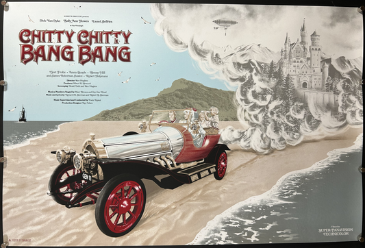 Chitty Chitty Bang Bang Art Print by Tom Miatke #'d 42/300