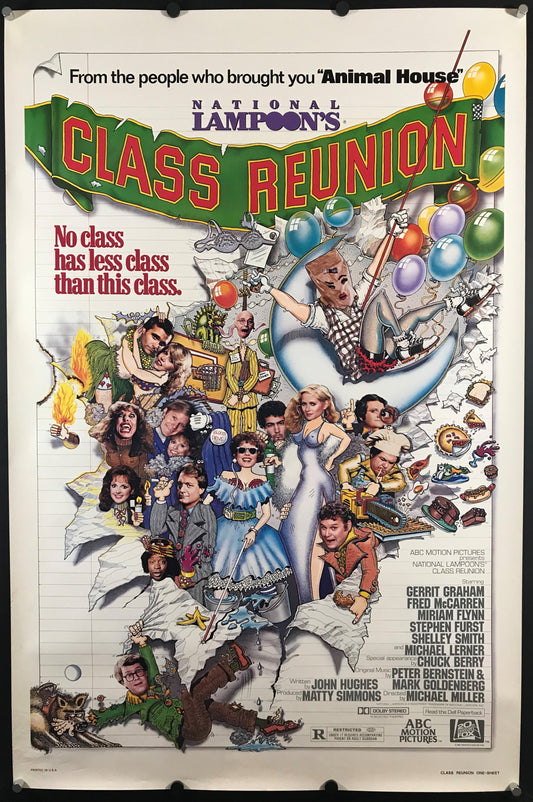 National Lampoon's Class Reunion Original One Sheet Poster 1982