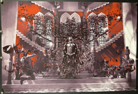 Batman Begins Art Print by Chris Skinner #'d 120/225