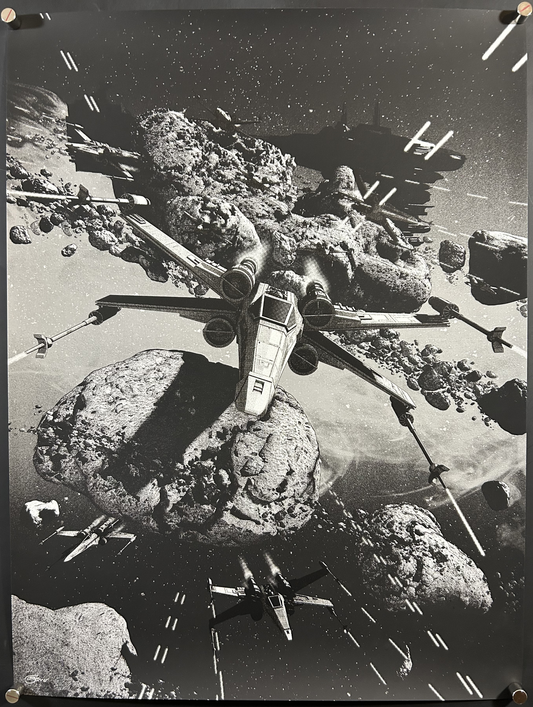 Star Wars X-Wing Art Print by Chris Skinner