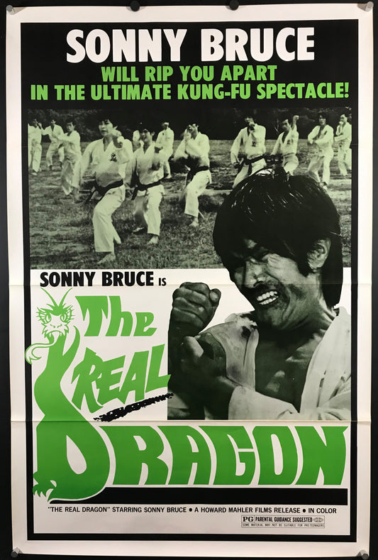 Real Dragon Original One Sheet Poster R'70's