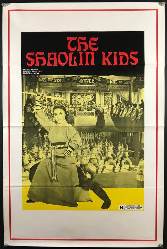 Shaolin Kids Original One Sheet Poster 1977