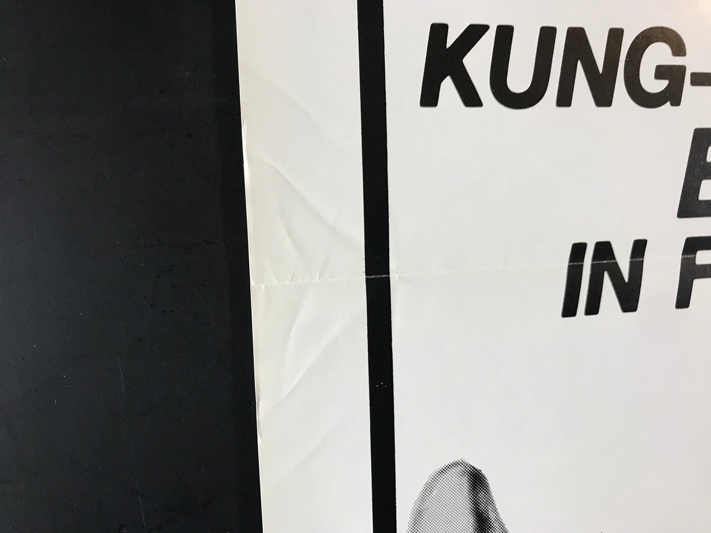 Duel of the Dragons/Revenge of the Drunken Master DBL Bill One Sheet Poster 1980's