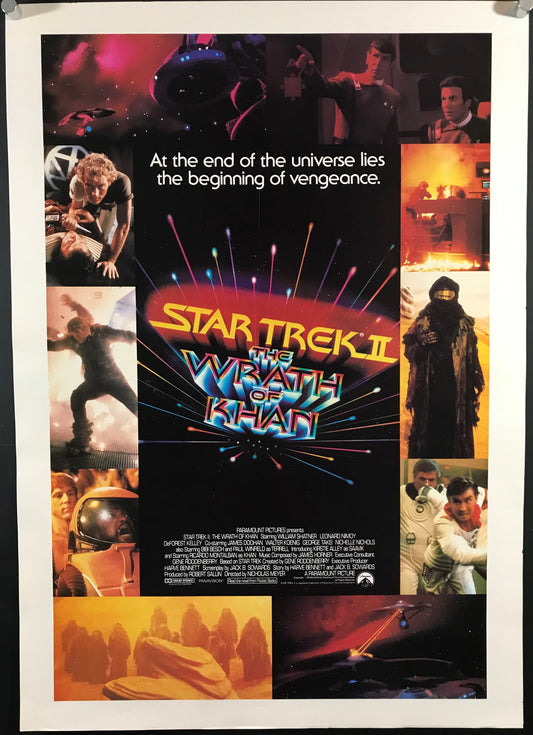Star Trek II The Wrath of Khan Original "Special" Poster 1982