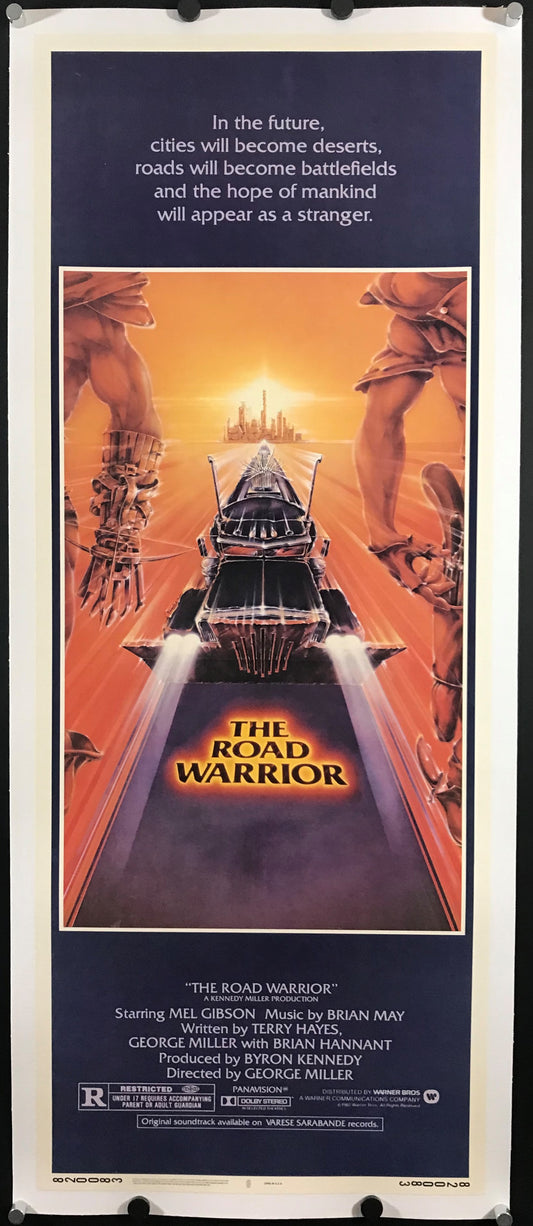 Road Warrior Original Insert Poster Linenbacked 1981