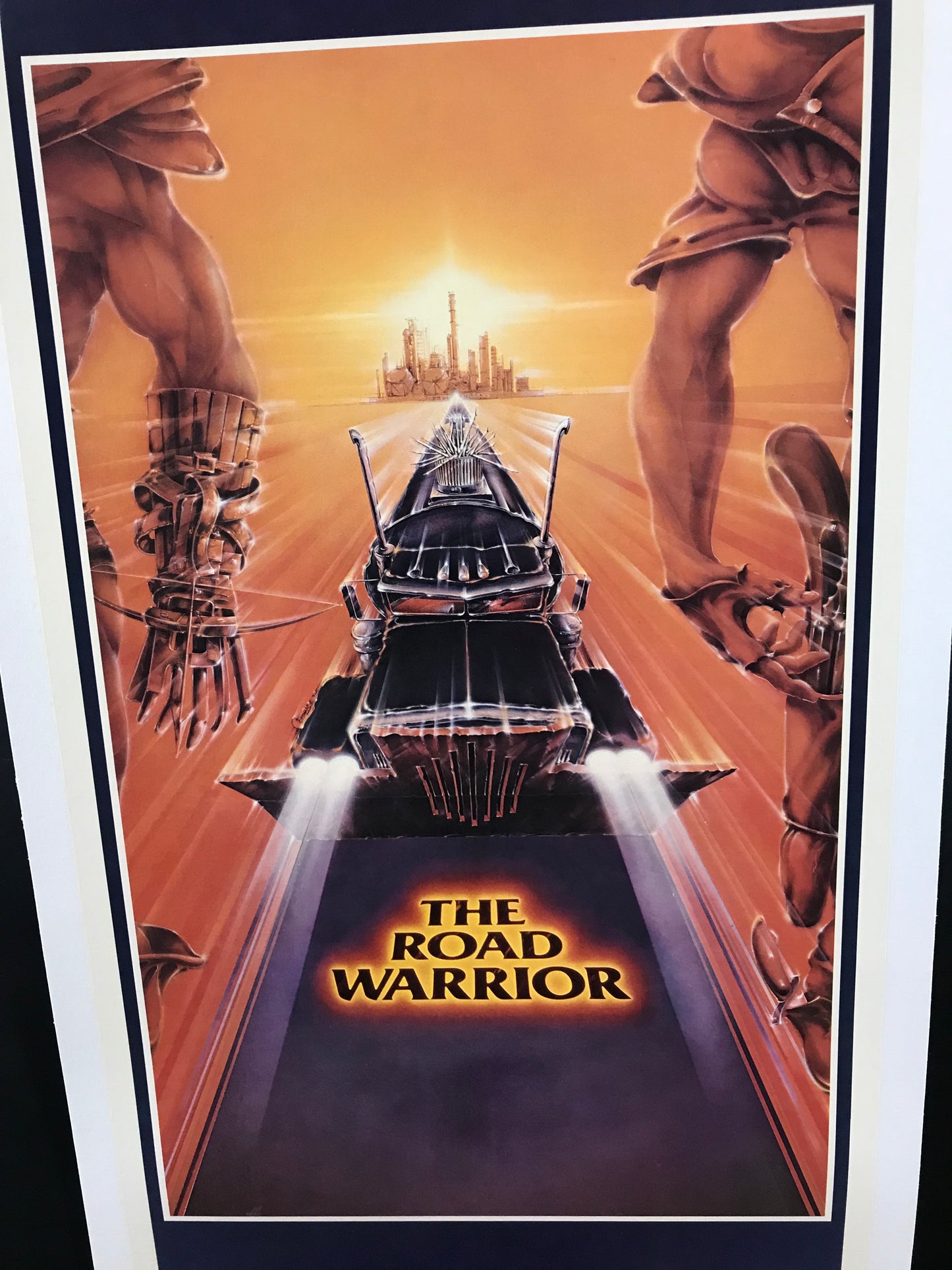 Road Warrior Original Insert Poster Linenbacked 1981