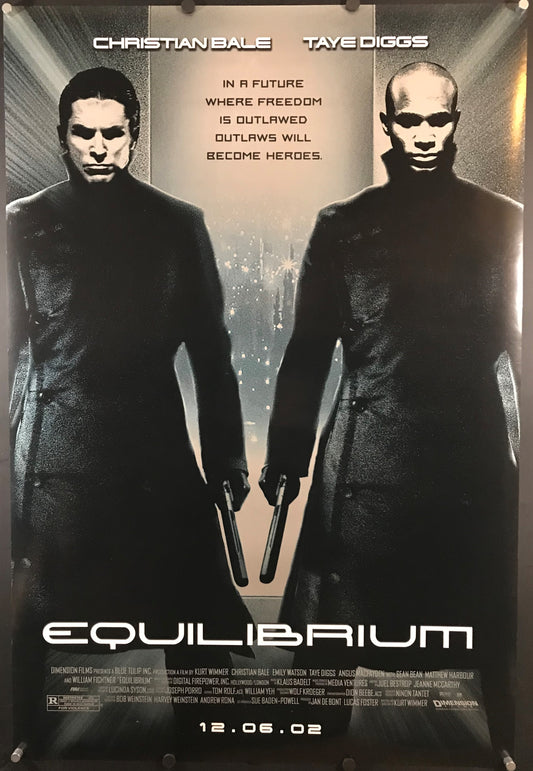 Equilibrium Original One Sheet Poster 2002