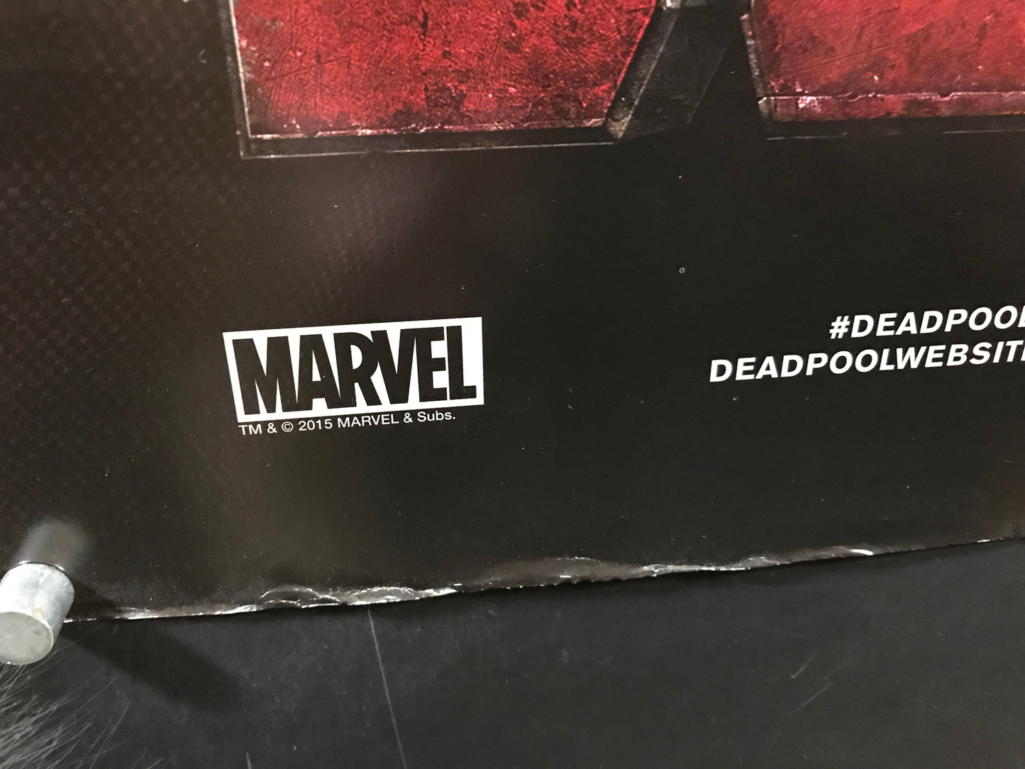 Deadpool Original One Sheet Style "B" Teaser Poster 2016