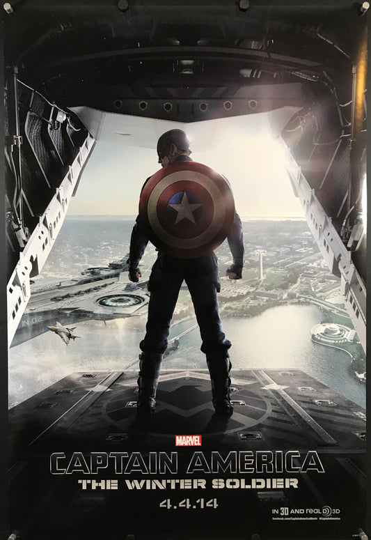 Captain America The Winter Soldier Original One Sheet Teaser Poster 2014