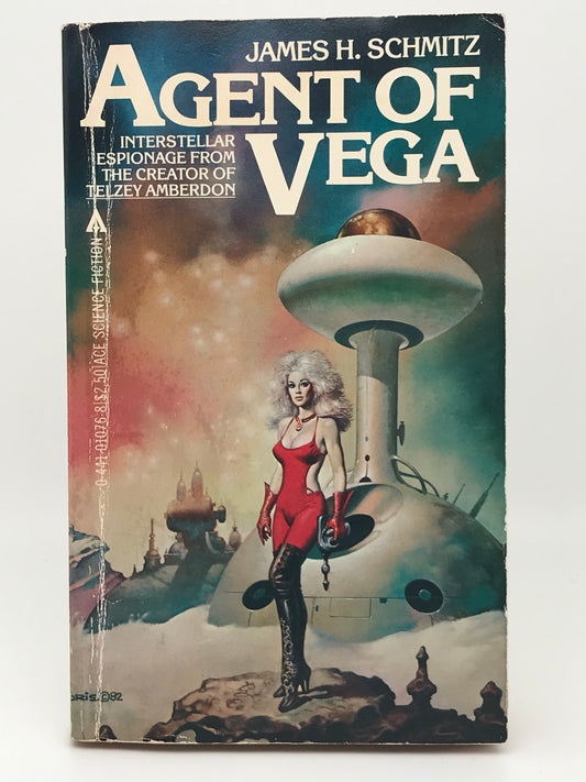 Agent of Vega ACE Paperback James H. Schmitz Boris Art SF01