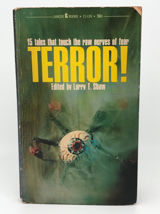 Terror! LANCER Paperback Larry T. Shaw H01