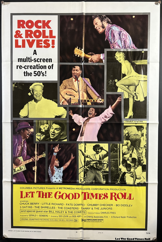 Let The Good Times Roll Original One Sheet Poster Style B 1973