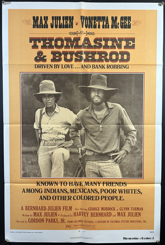 Thomasine & Bushrod Original One Sheet Poster 1974
