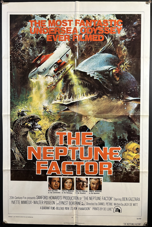 Neptune Factor Original One Sheet Poster 1973