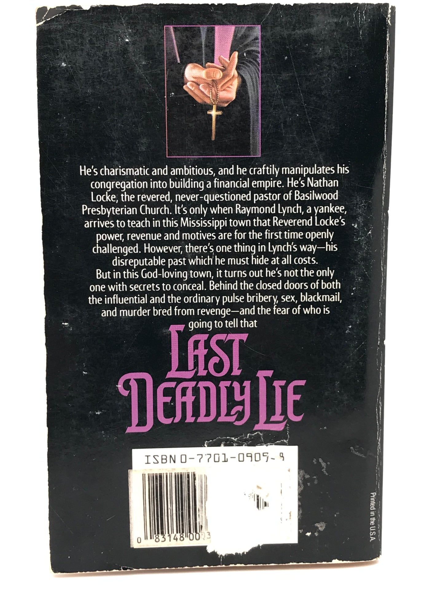 Last Deadly Lie PAPERJACKS Paperback Caleb Pirtle III H01