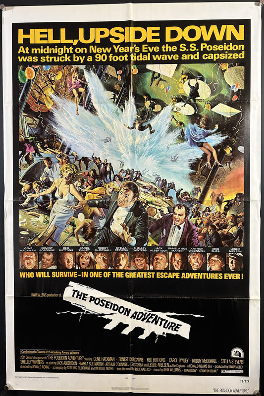 Poseidon Adventure Original One Sheet Poster 1972