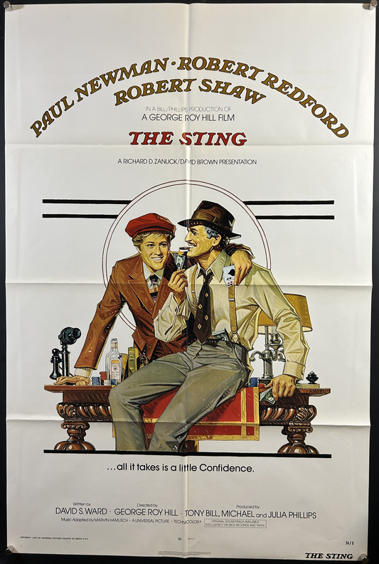 Sting Original One Sheet Poster 1974