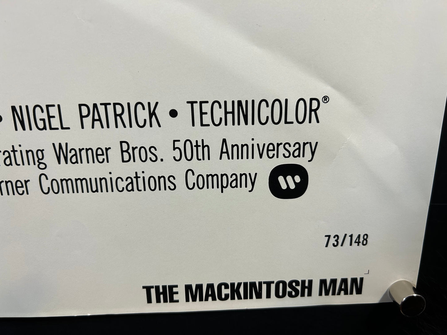 Mackintosh Man Original One Sheet Poster 1973