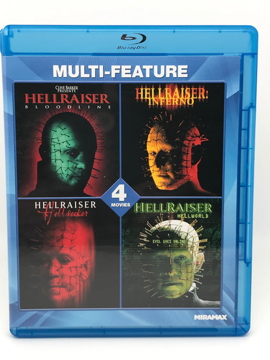 Hellraiser BLU-RAY 4-Pack Clive Barker USED BR01