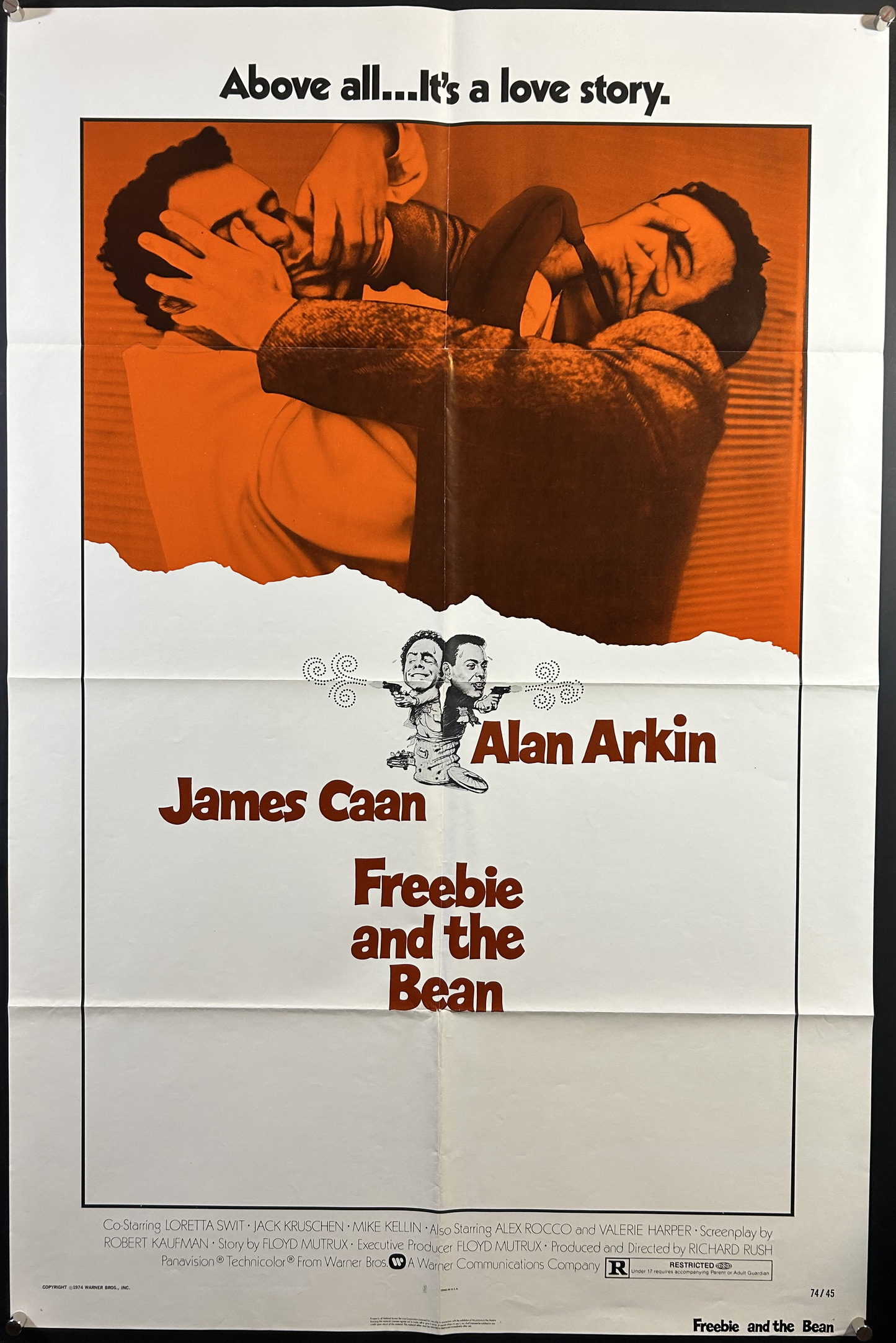 Freebie And The Bean Original One Sheet Poster 1974