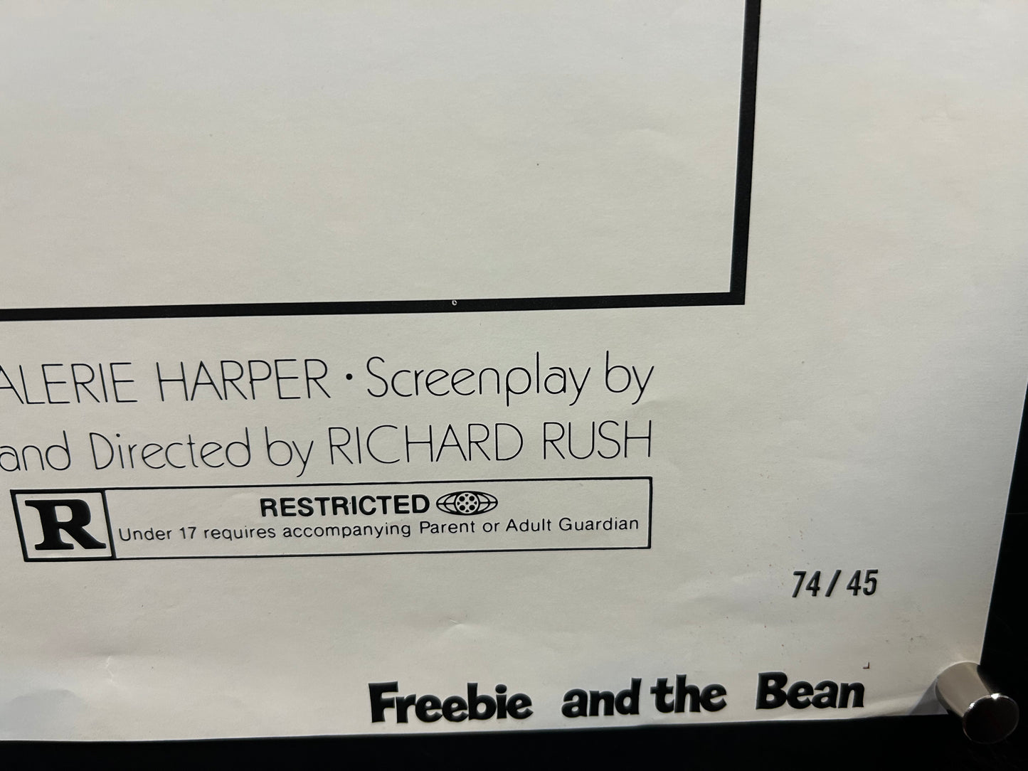 Freebie And The Bean Original One Sheet Poster 1974