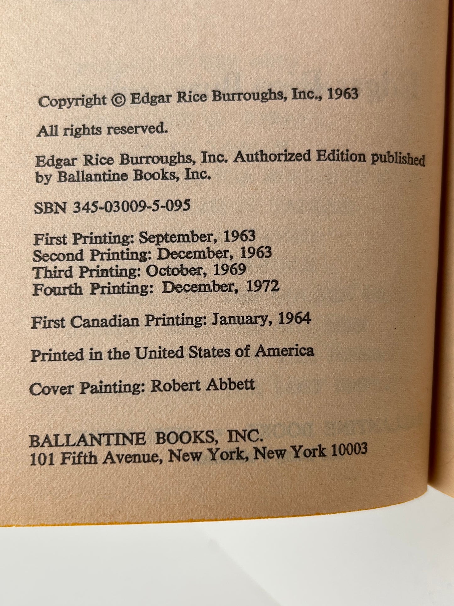 Tarzan Lord Of The Jungle #11 BALLANTINE Paperback Burroughs EA1