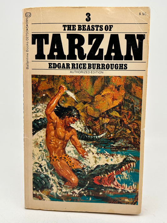 The Beasts Of Tarzan #3 BALLANTINE Paperback Burroughs EA1