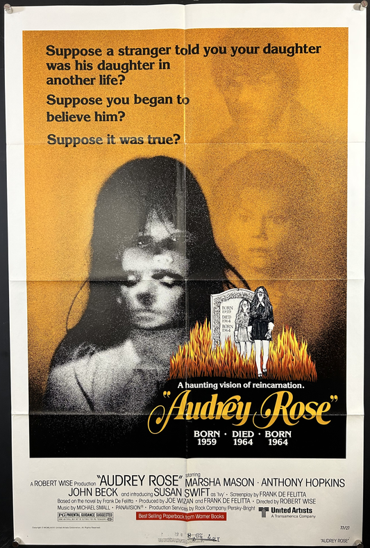 Audrey Rose Original One Sheet Poster 1977