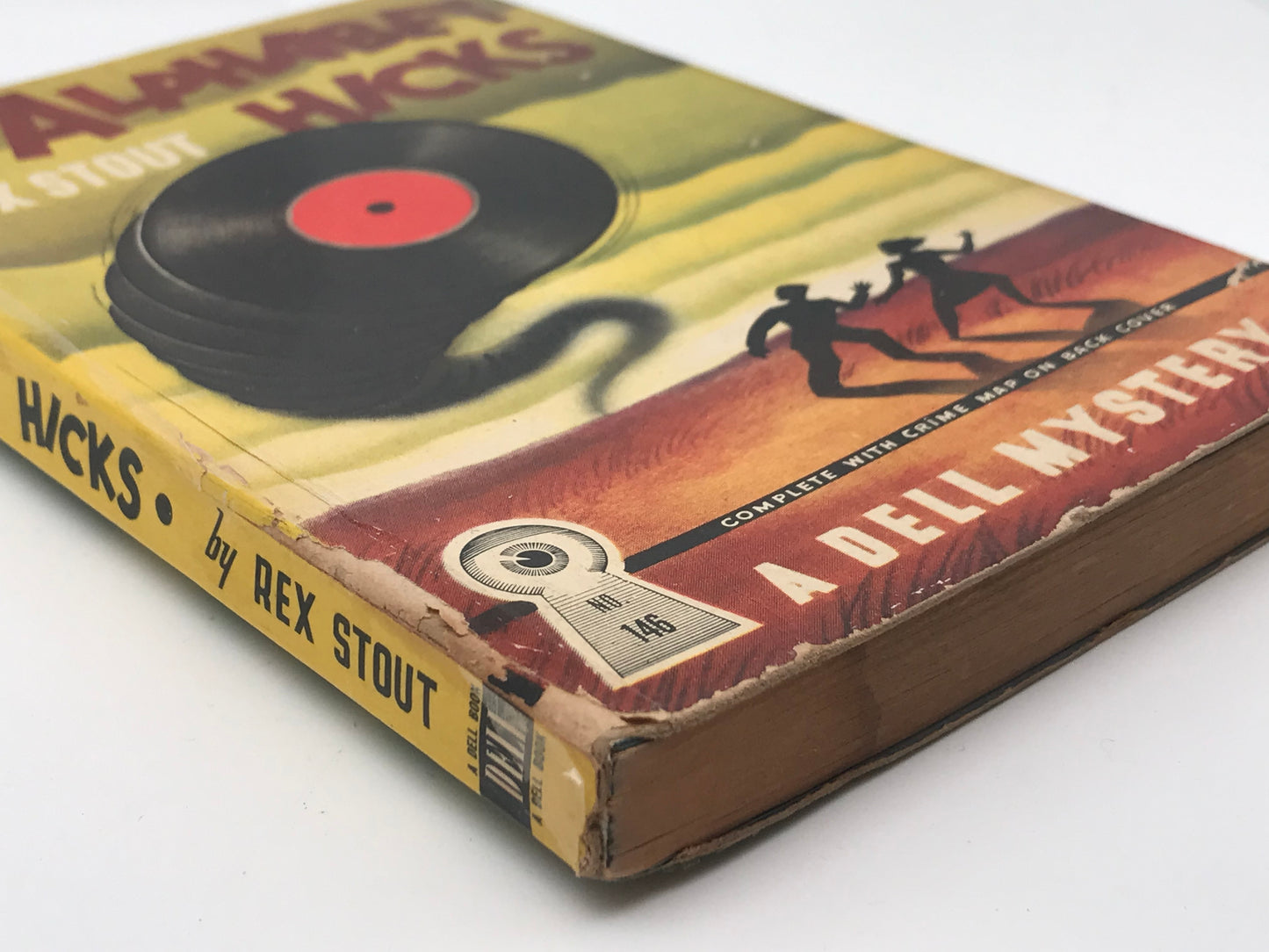 Alphabet Hicks DELL Paperback Rex Stout CW01