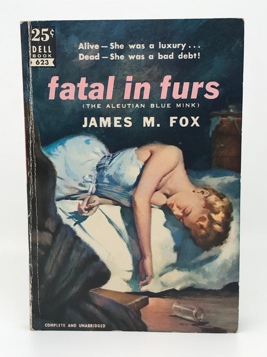 Fatal In Furs DELL Paperback James M. Fox CW01