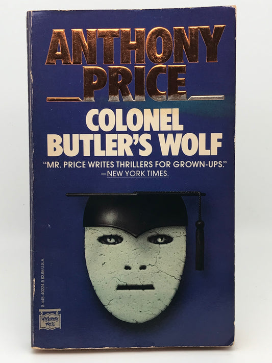 Colonel Butler's Wife MYSTERIOUS PRESS Paperback Anthony Price CW01