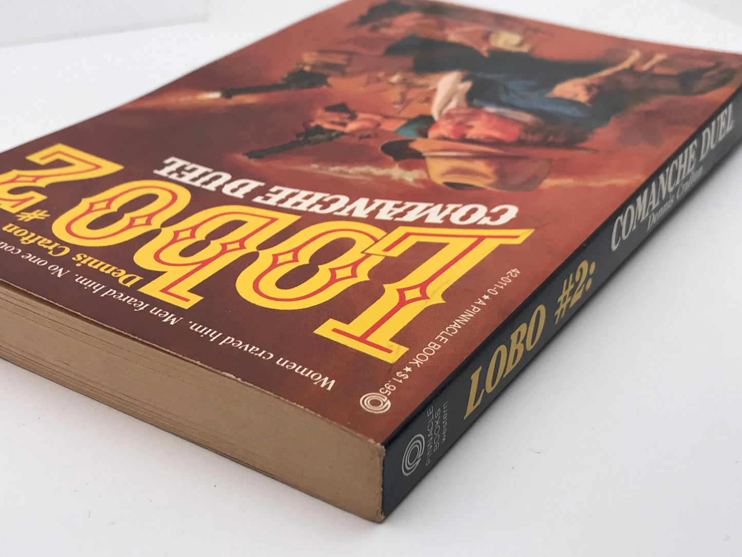 Lobo #2 Comanche Duel PINNACLE Paperback Dennis Crafton CW01