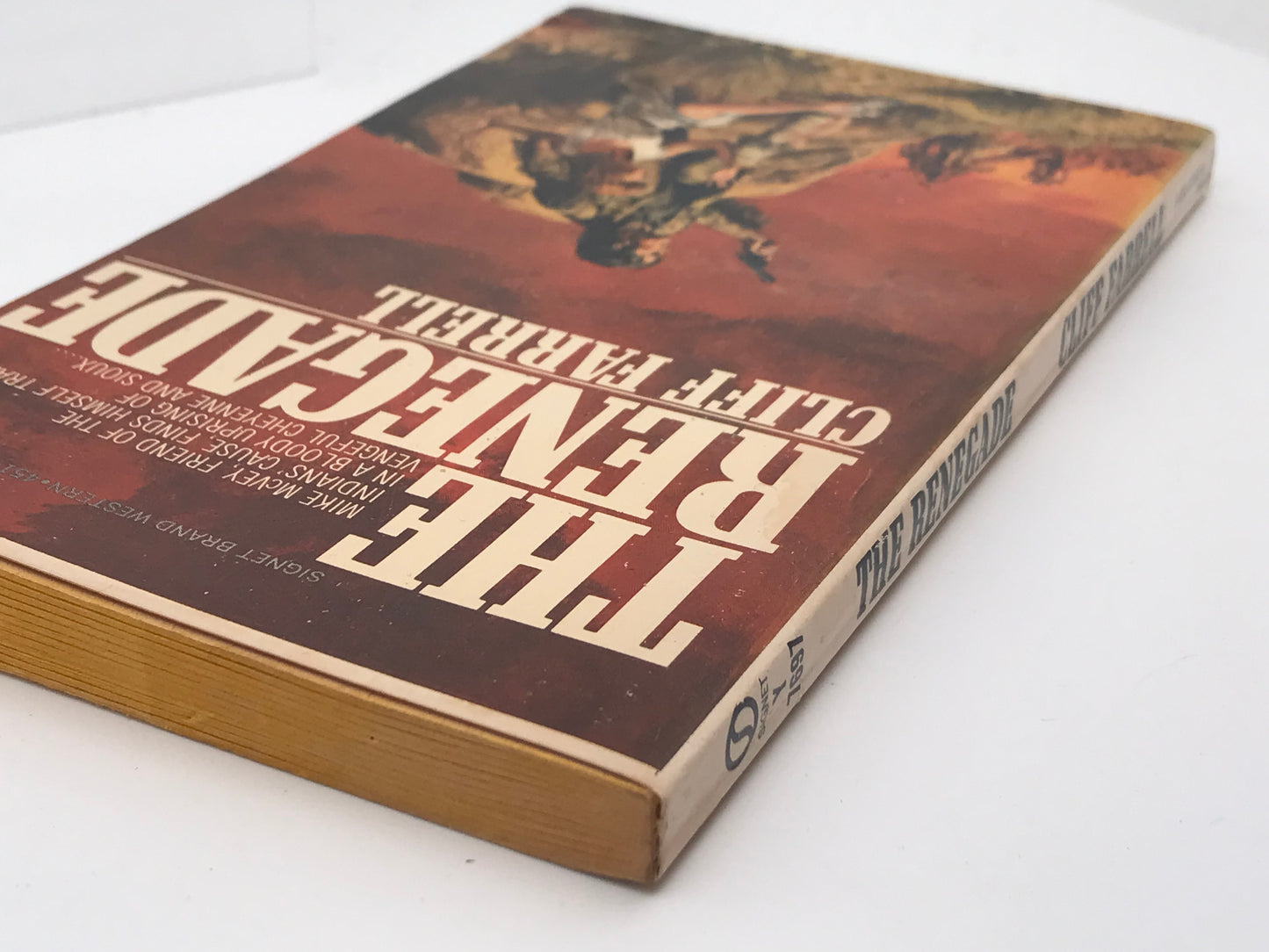 Renegade SIGNET Paperback Cliff Farrell CW01