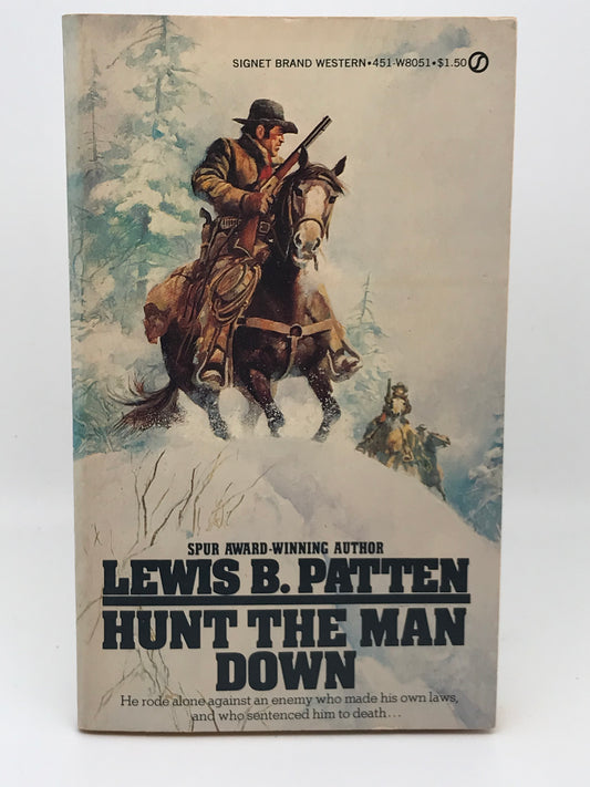 Hunt The Man Down SIGNET Paperback Lewis B. Patten CW01