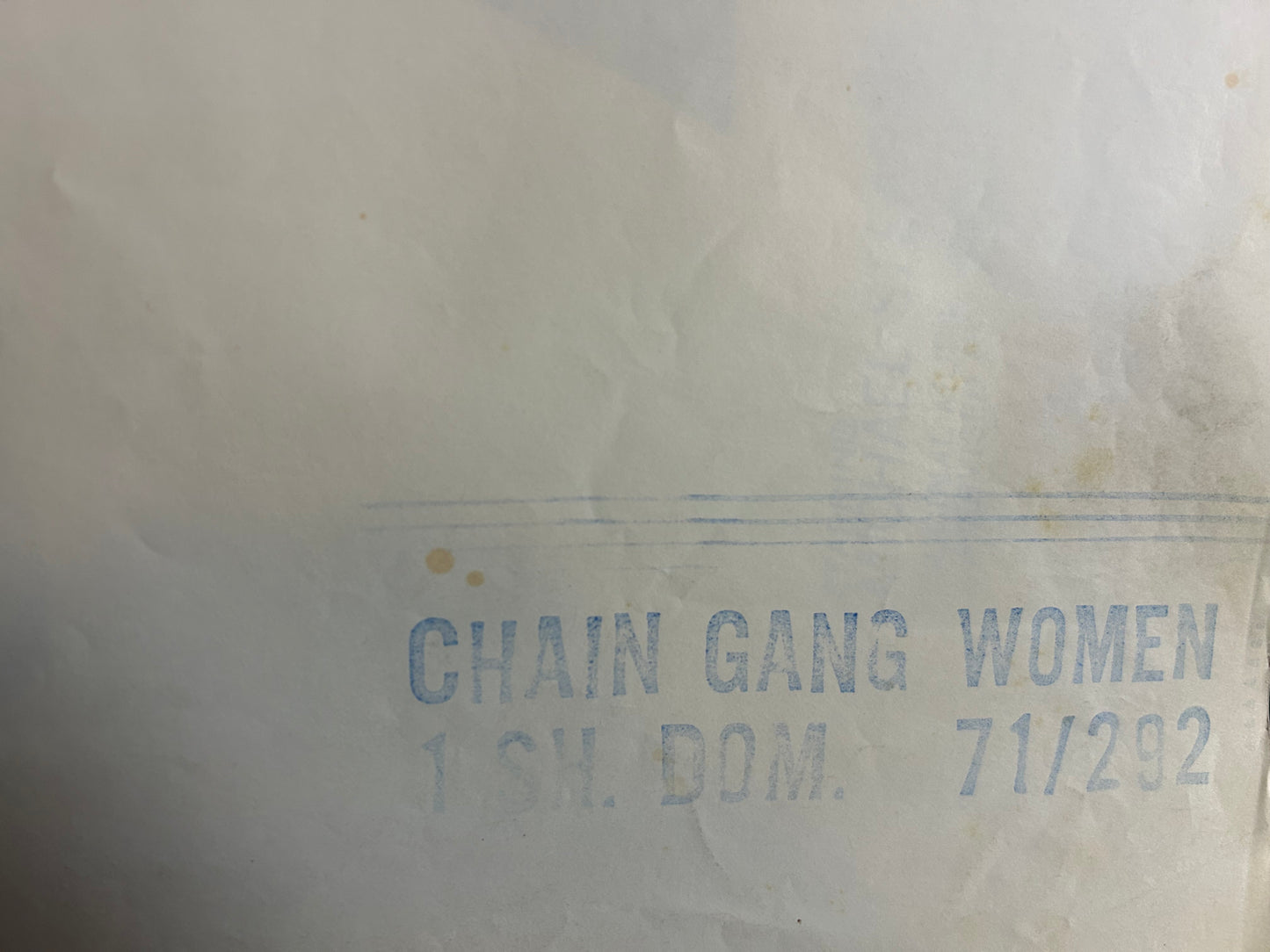 Chain Gang Women Original One Sheet Poster 1971