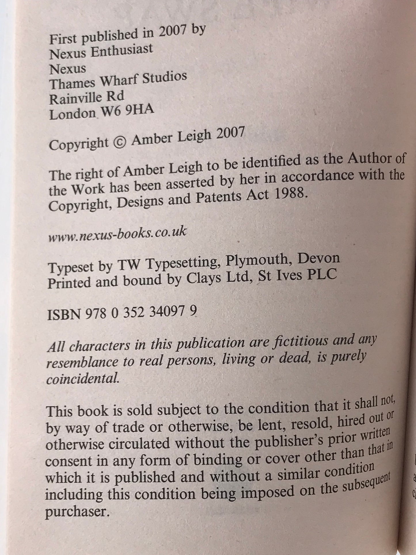 Wife Swap NEXUS Paperback Amber Leigh A01