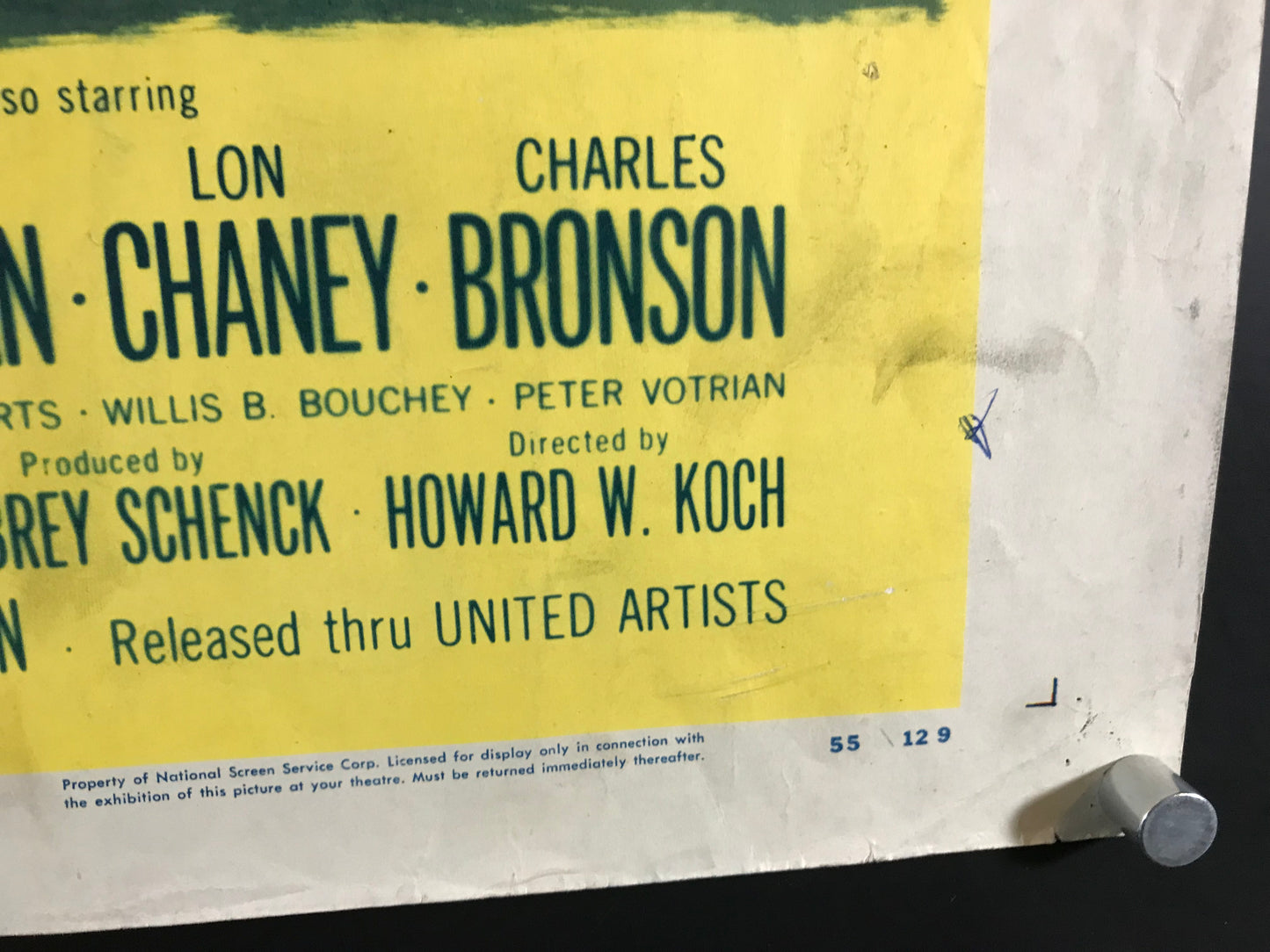 Big House U.S.A. Original Half Sheet Poster 1955