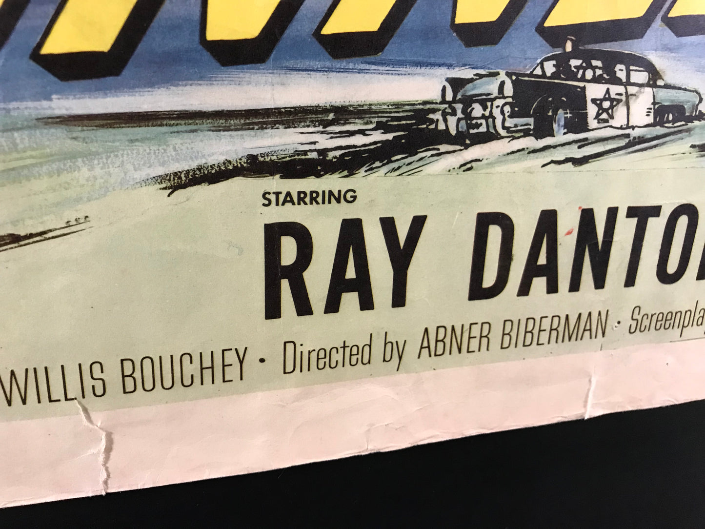Night Runner Original Half Sheet Poster 1957