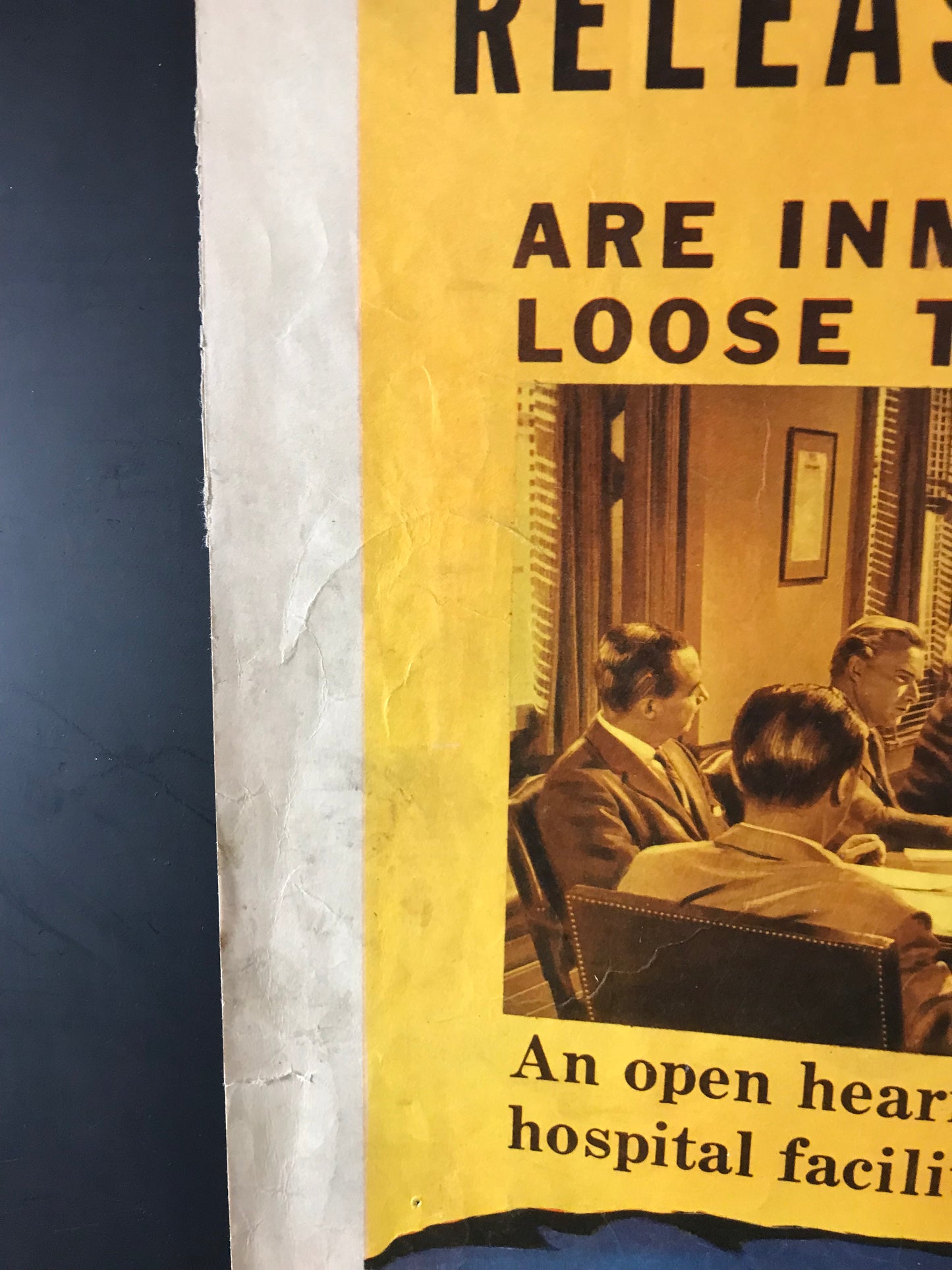 Night Runner Original Half Sheet Poster 1957