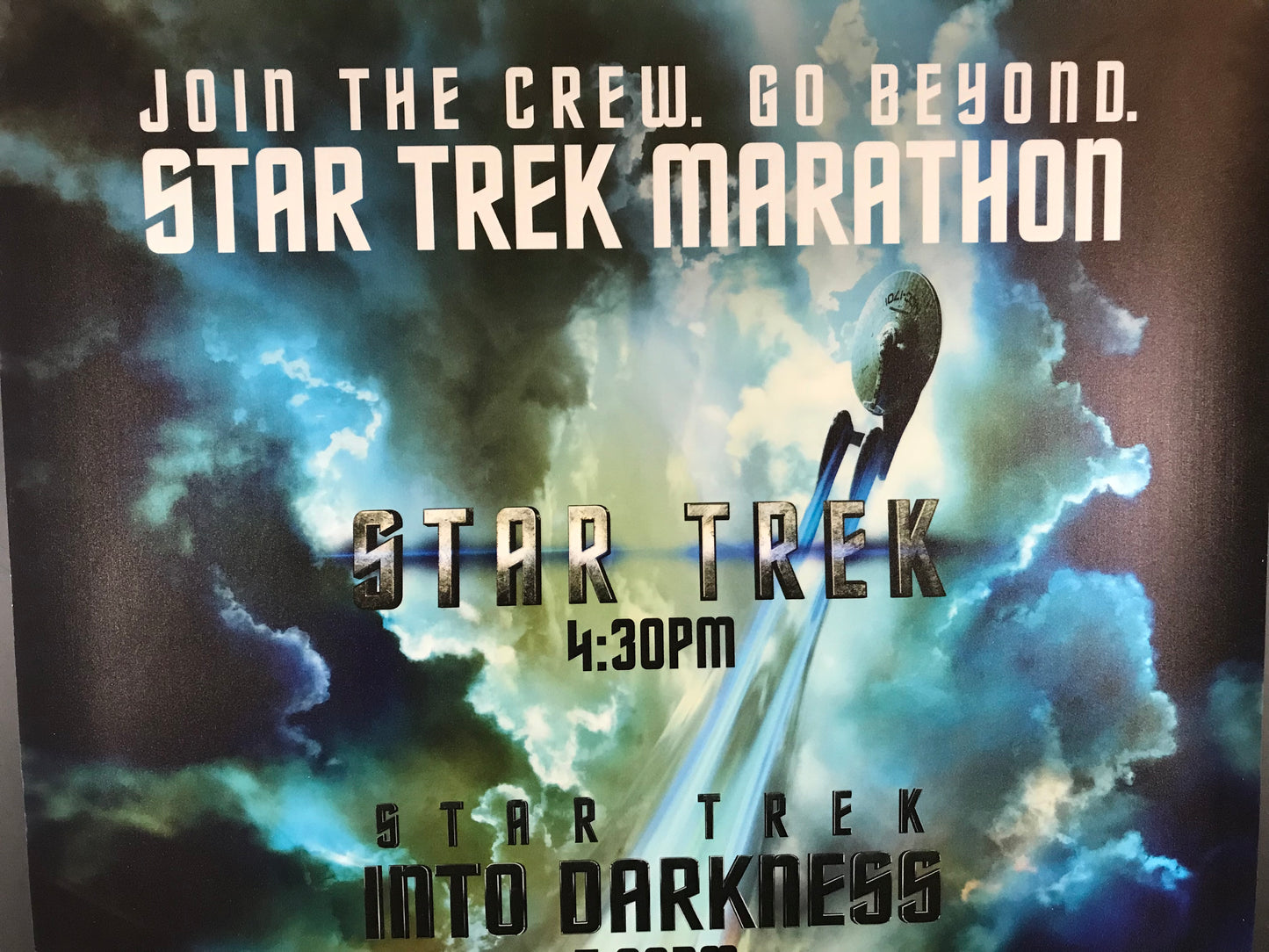 Star Trek Triple Bill Original One Sheet Poster 2016
