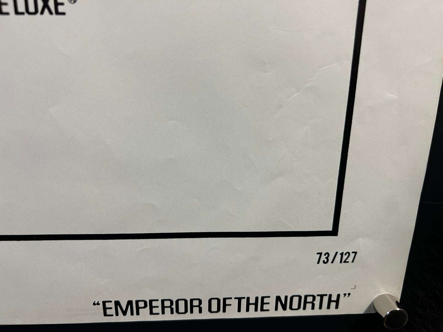 Emperor Of The North Original One Sheet Poster 1973