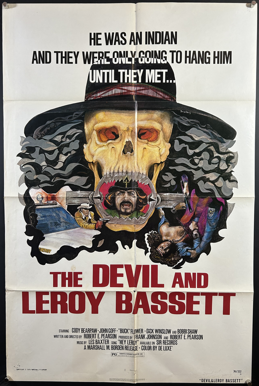 Devil And Leroy Bassett Original One Sheet Poster 1974