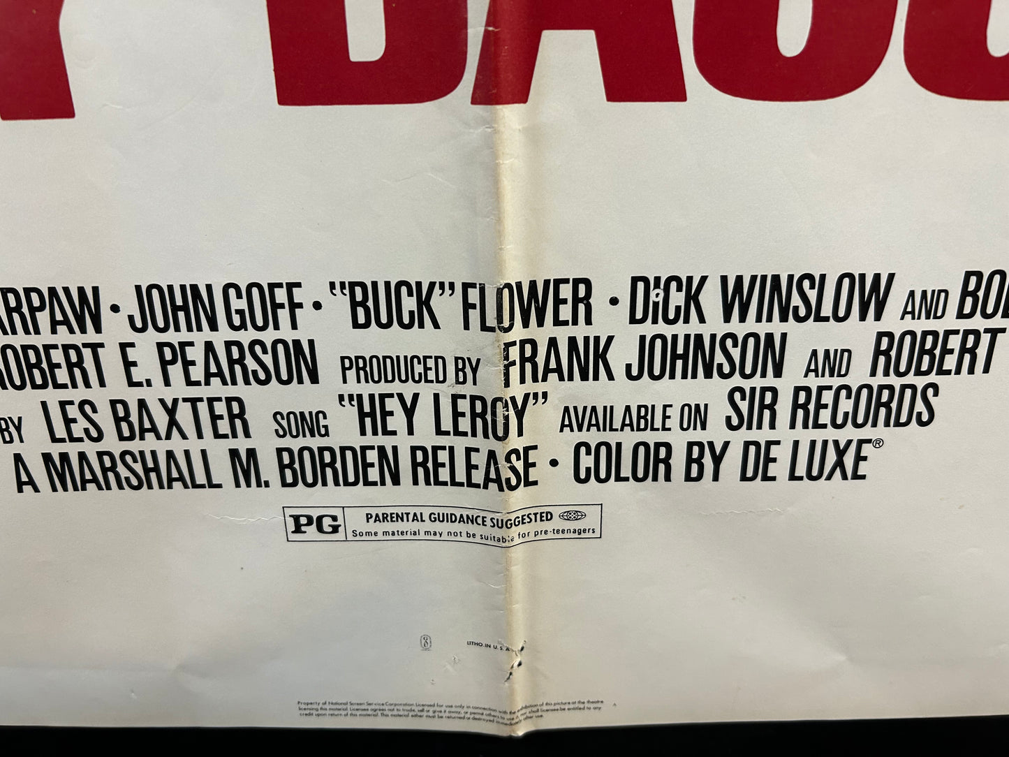 Devil And Leroy Bassett Original One Sheet Poster 1974