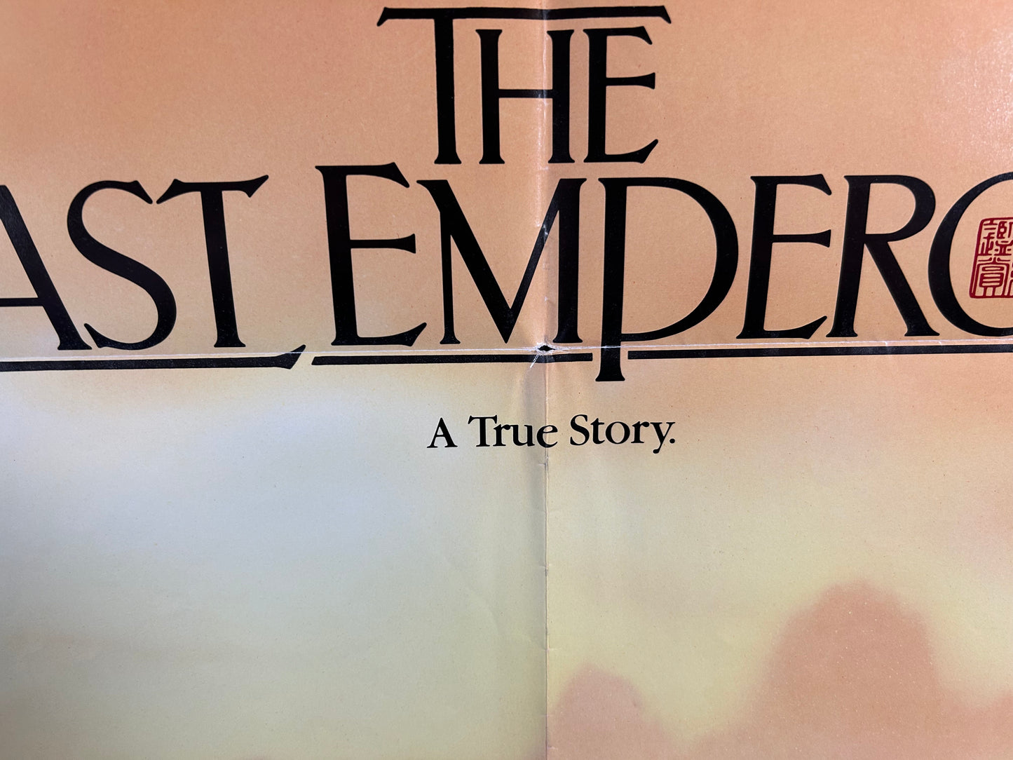 Last Emporer Original One Sheet Poster 1987