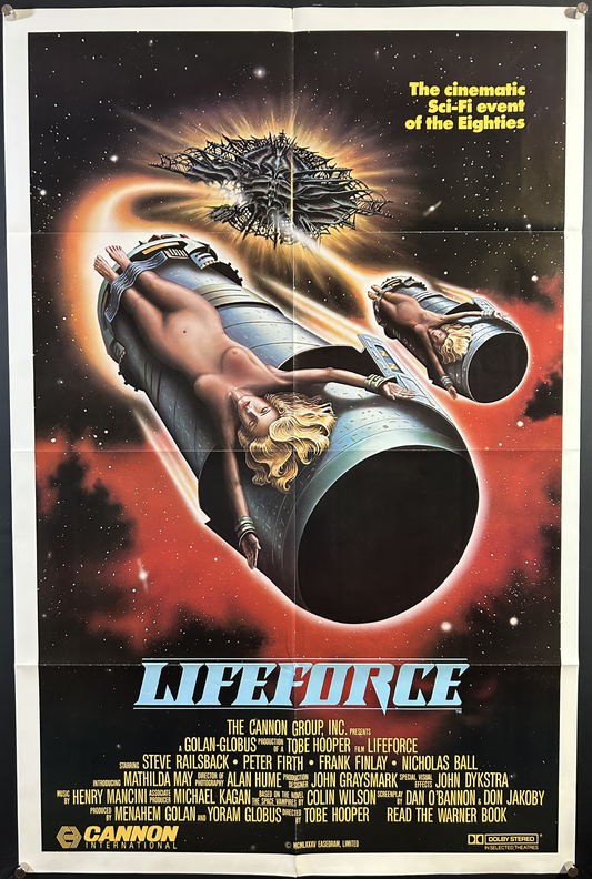 Lifeforce Original Int'l One Sheet Poster 1985