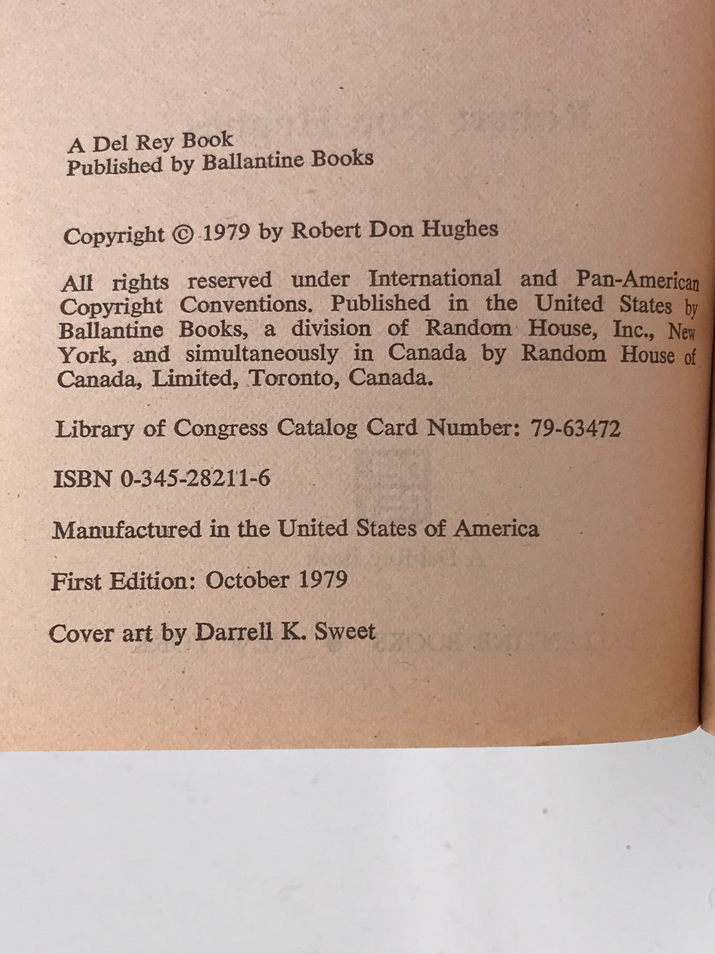 Prophet Of Lamath DEL REY Paperback Robert Don Hughes SF02