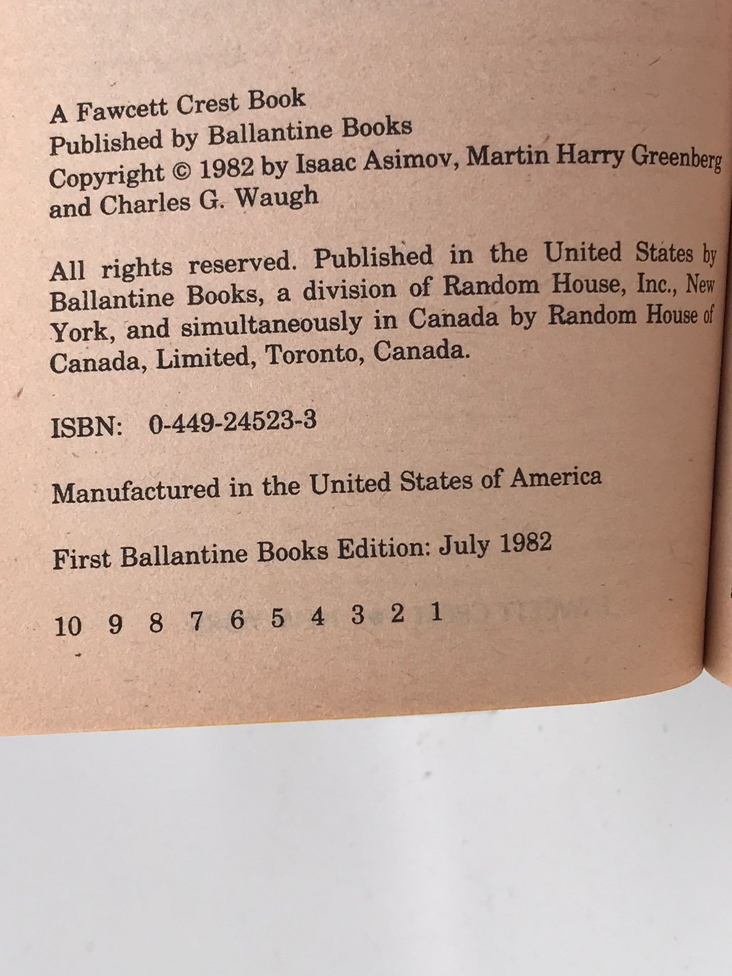 Dragon Tales FAWCETT/BALLANTINE Paperback Asimov Edited SF02