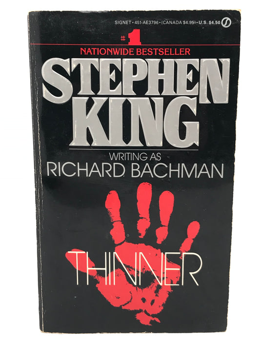 Thinner SIGNET Paperback Stephen King/Richard Bachman ACH01
