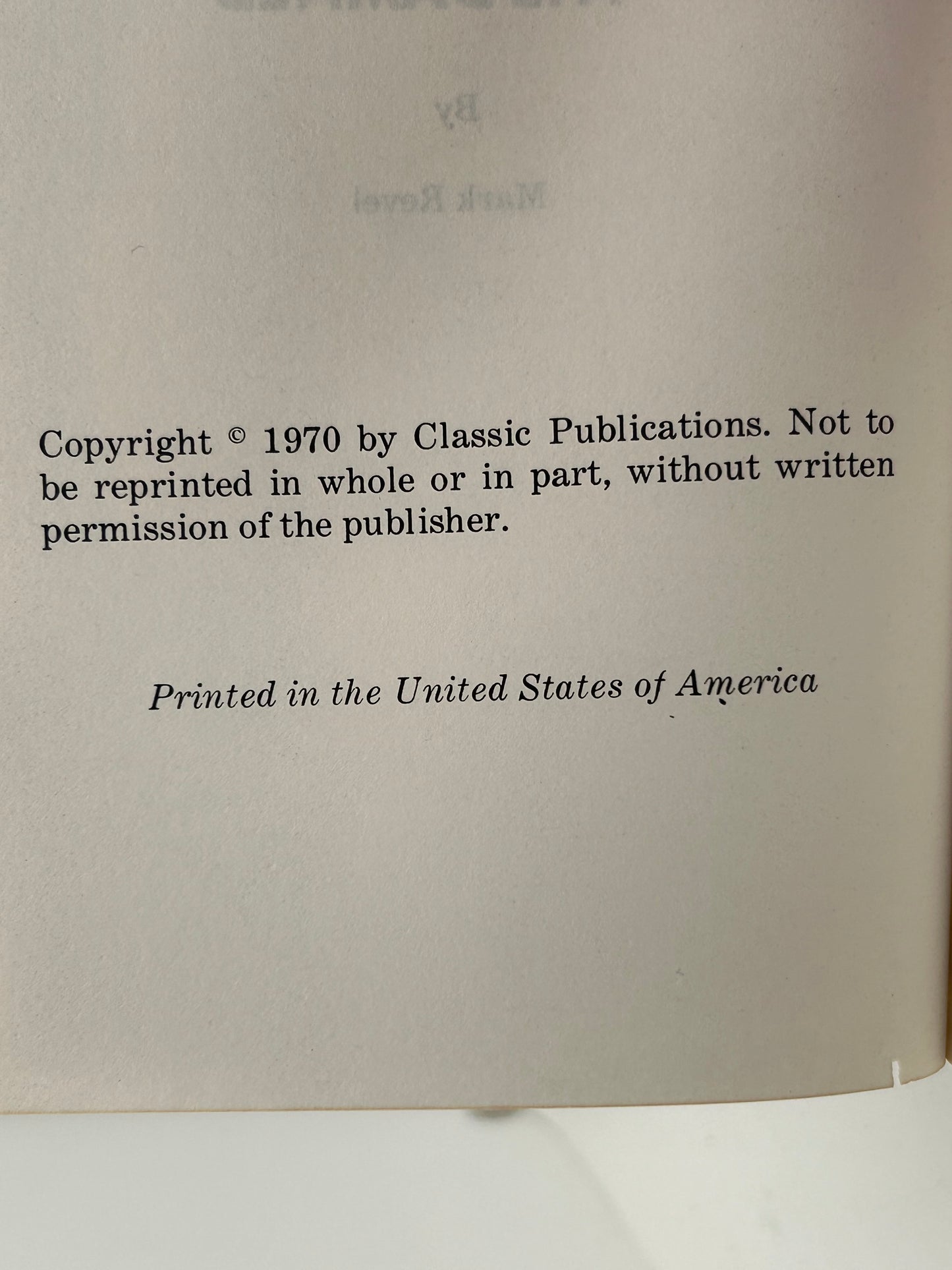 Love Thighs CLASSIC PUB. Paperback Mark Revel EA1